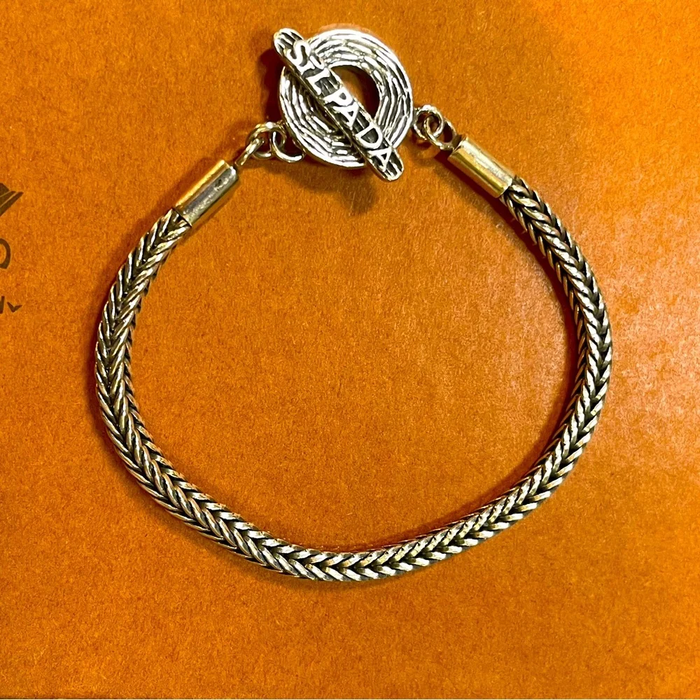 Silpada Foxtail toggle bracelet B1704 - Picture 1 of 3